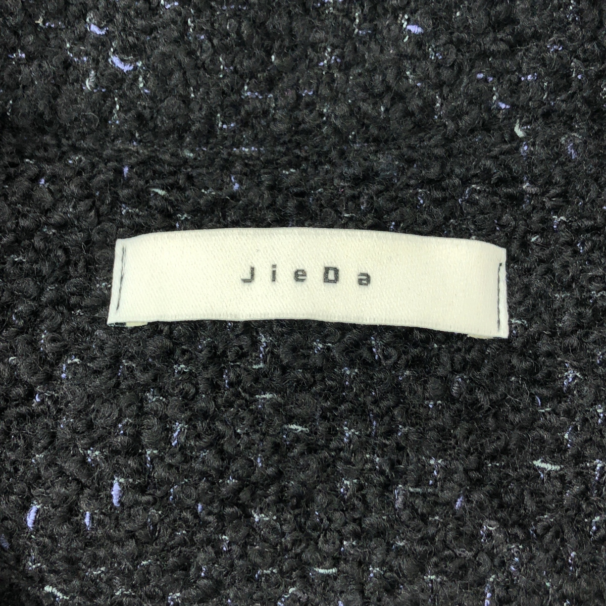 JieDa / ジエダ TWEED ZIP SHIRT ツイード ジップ シャツ ジャケット