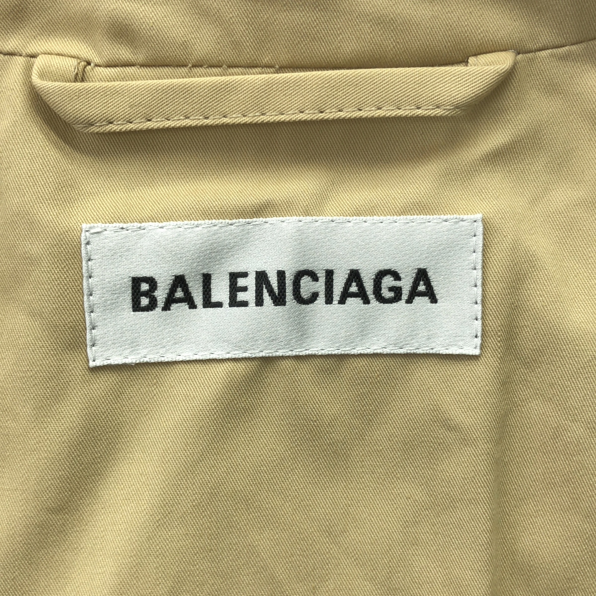 BALENCIAGA / バレンシアガ パイピングレザー オーバーサイズ コート