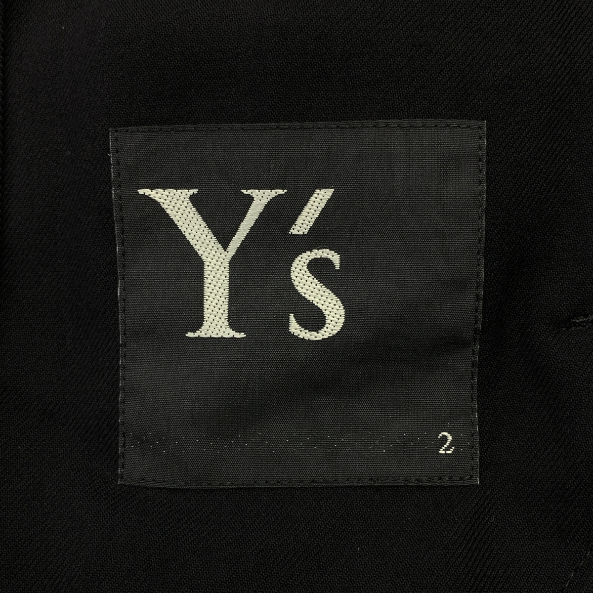 Y's / ワイズヨウジヤマモト RAYON VIYELLA COLLARLESS JACKET レーヨンビエラ ノーカラー ロングジャケット コート