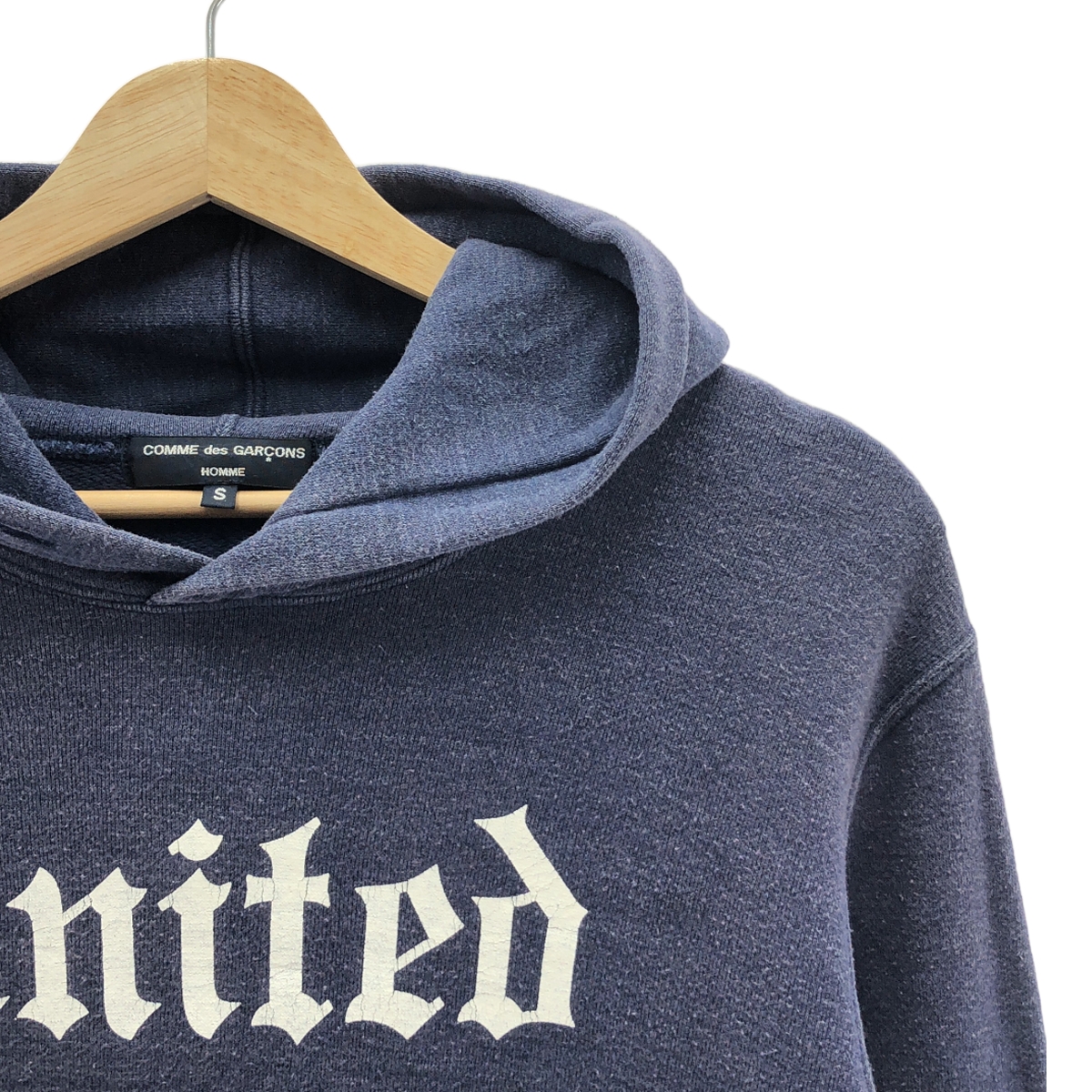 COMME des GARCONS HOMME / コムデギャルソンオム 製品加工 ロゴ スウェット フーディ