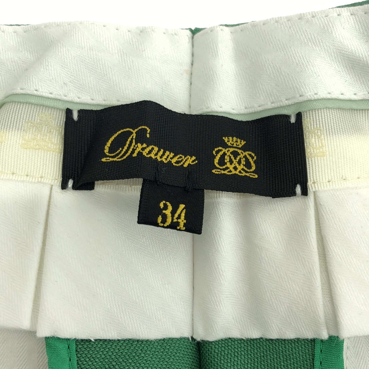 Drawer / ドゥロワー ウール モヘヤ タック パンツ