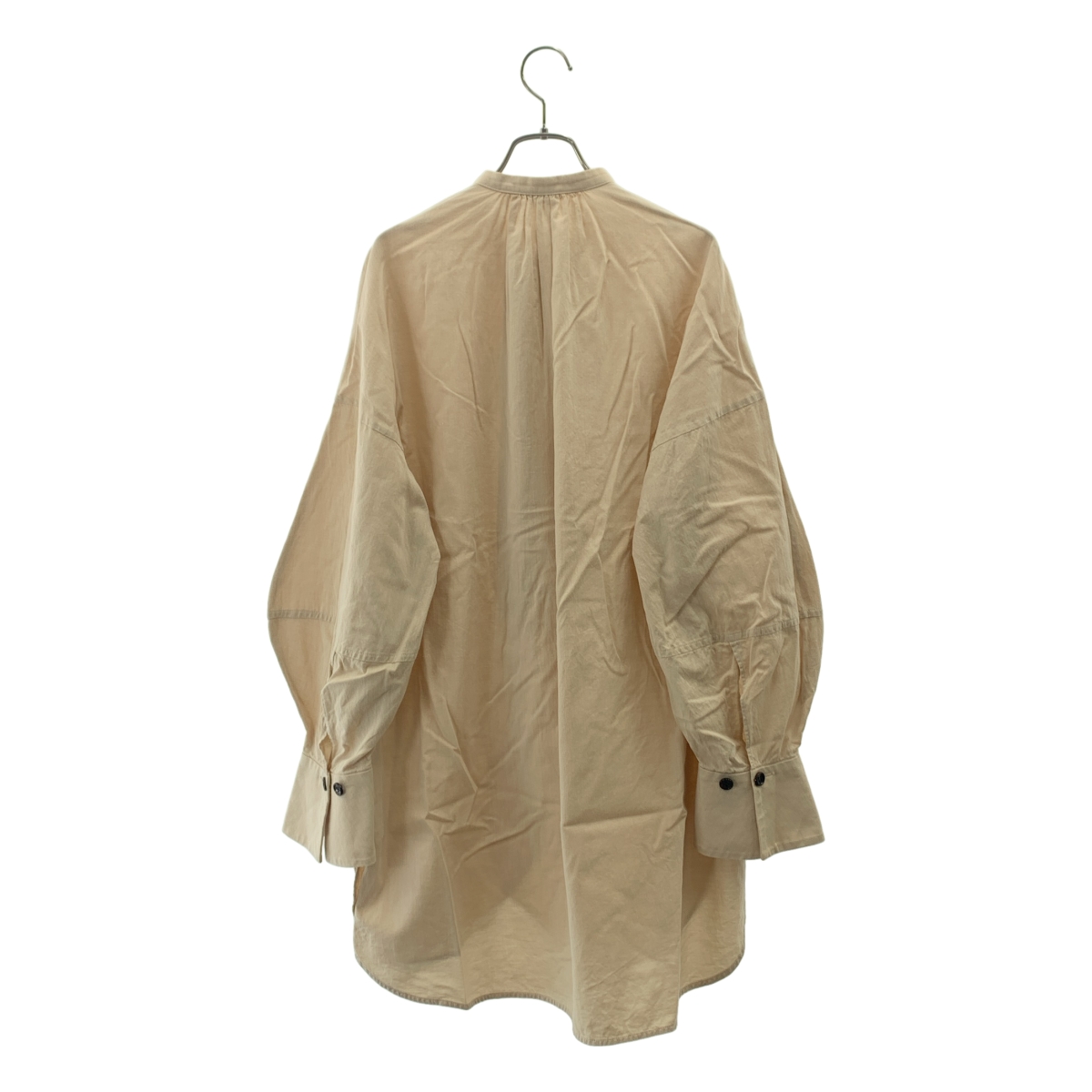 ENFOLD / エンフォルド コットン ウール ロングブラウス