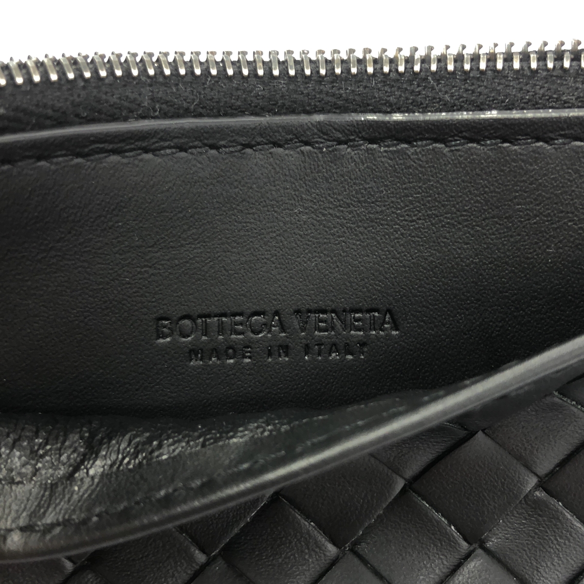 BOTTEGA VENETA / ボッテガヴェネタ イントレチャート レザー フラグメント カードケース