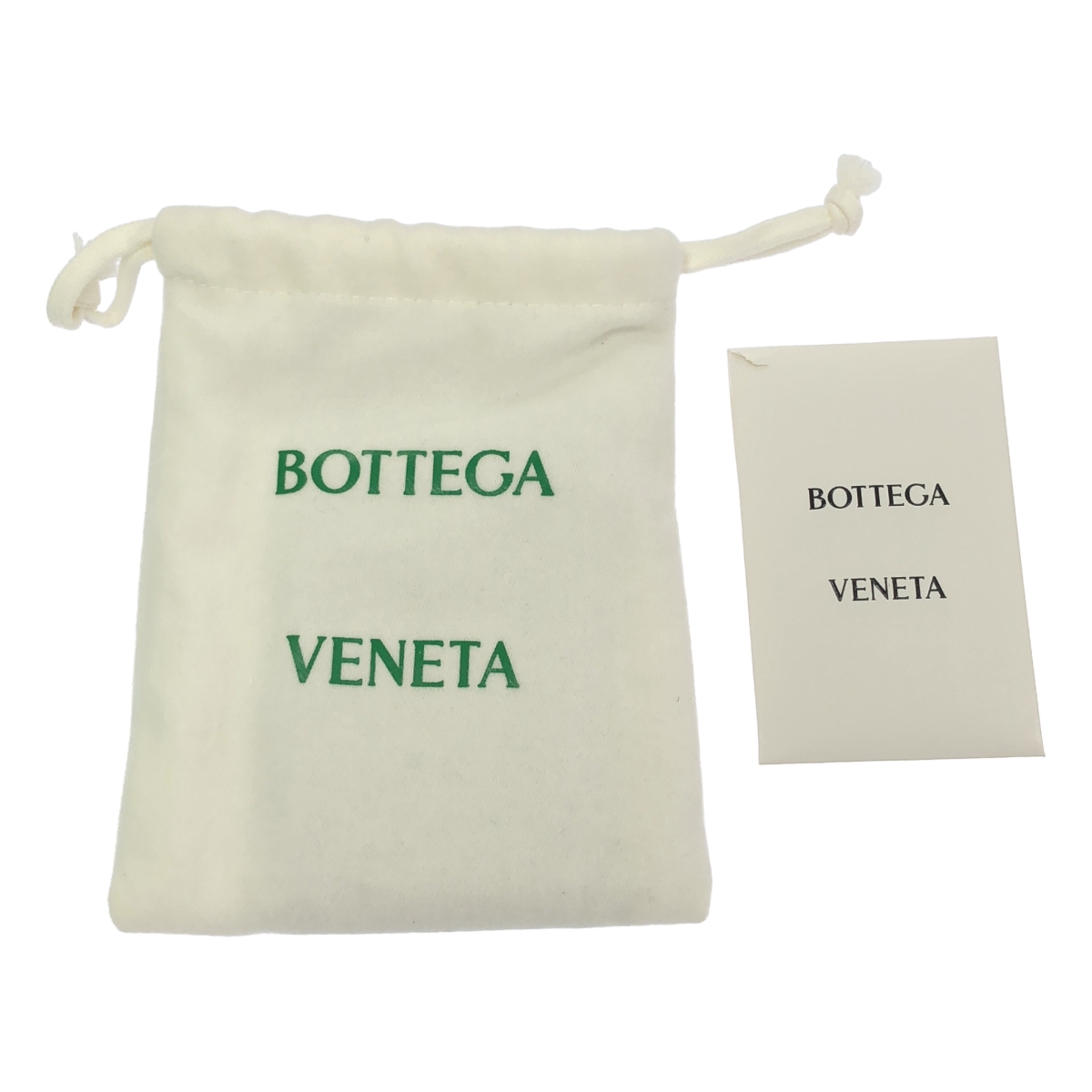 BOTTEGA VENETA / ボッテガヴェネタ イントレチャート レザー フラグメント カードケース