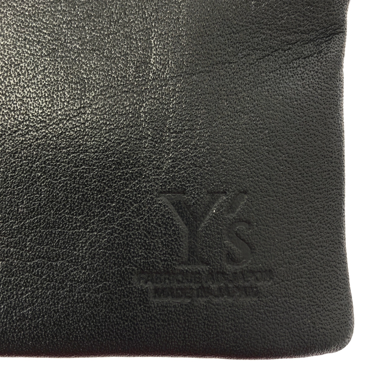 Y's / ワイズヨウジヤマモト レザー スタッズ タッセル コインケース コンパクトウォレット 財布