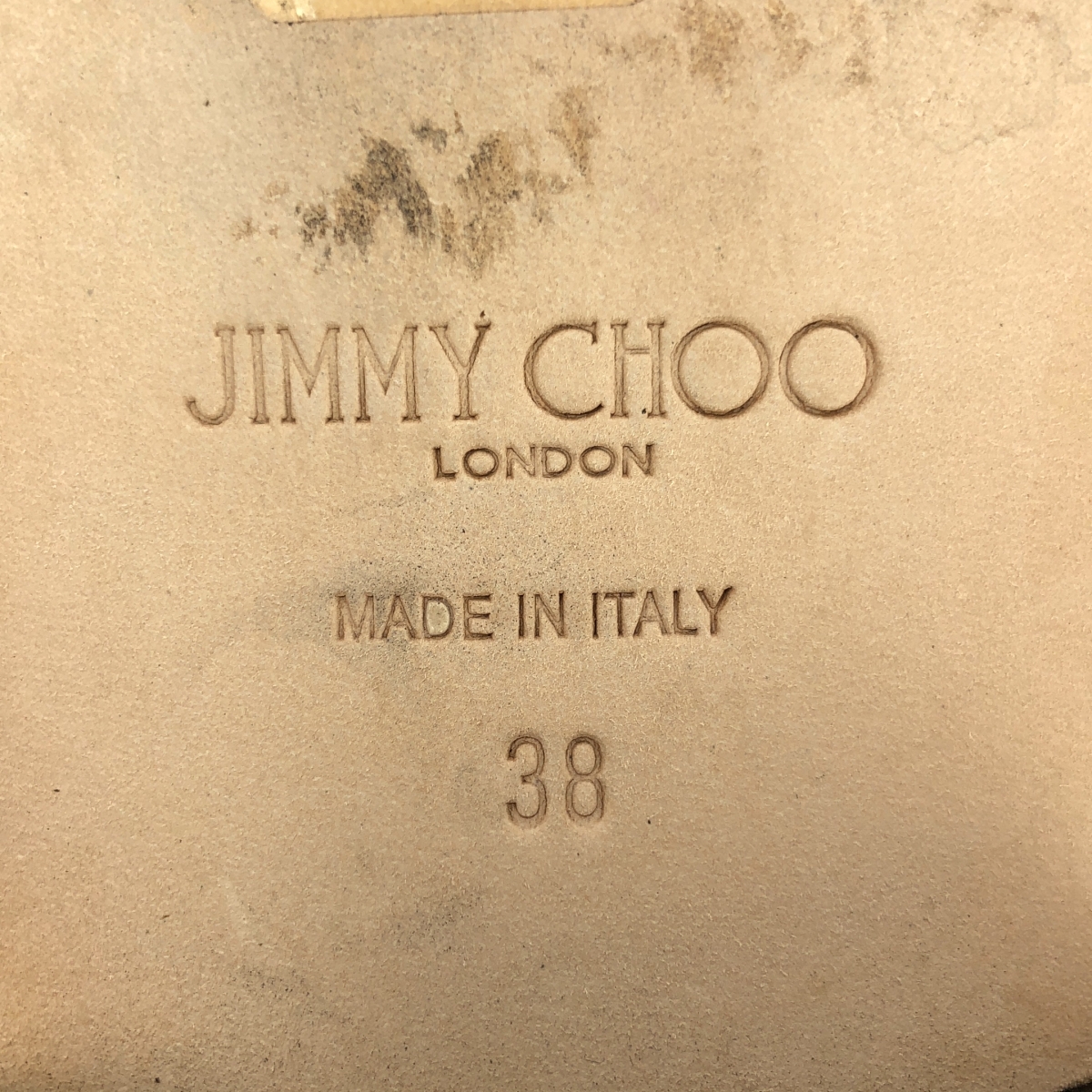 JIMMY CHOO / ジミーチュウ パテントレザー ビジュー レースアップ シューズ