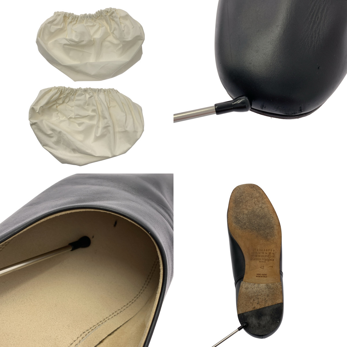 Maison Margiela / メゾンマルジェラ GRECIAN SLIPPERS レザー スリッポン シューズ