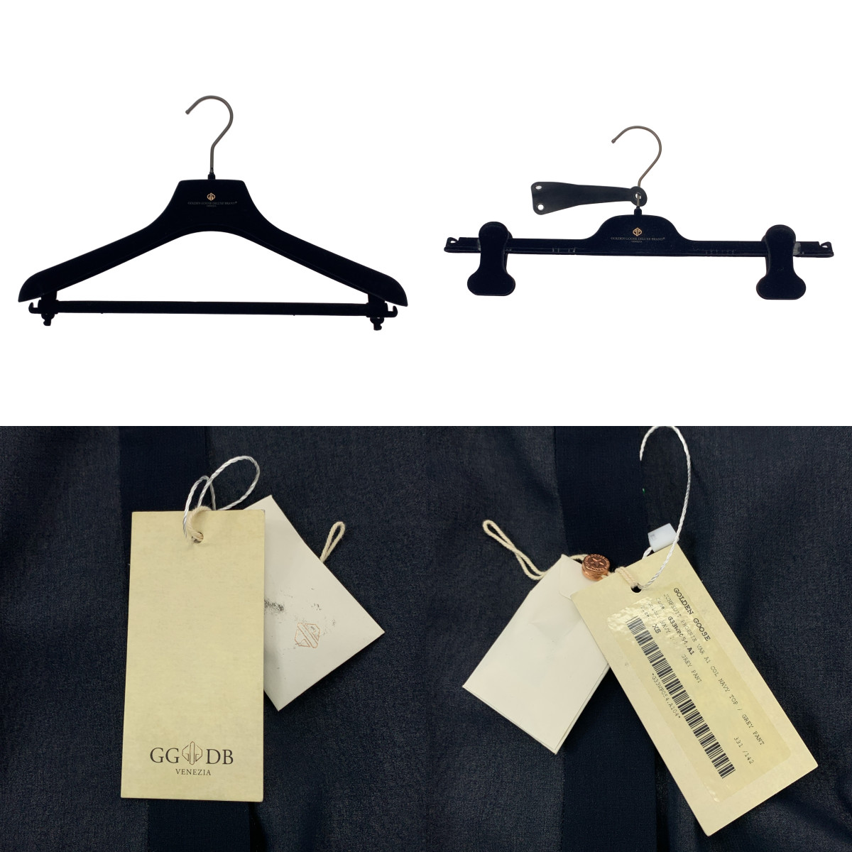 GOLDEN GOOSE / ゴールデングース ドッキング パールボタン シアーシャツ タック ジャンプスーツ オールインワン