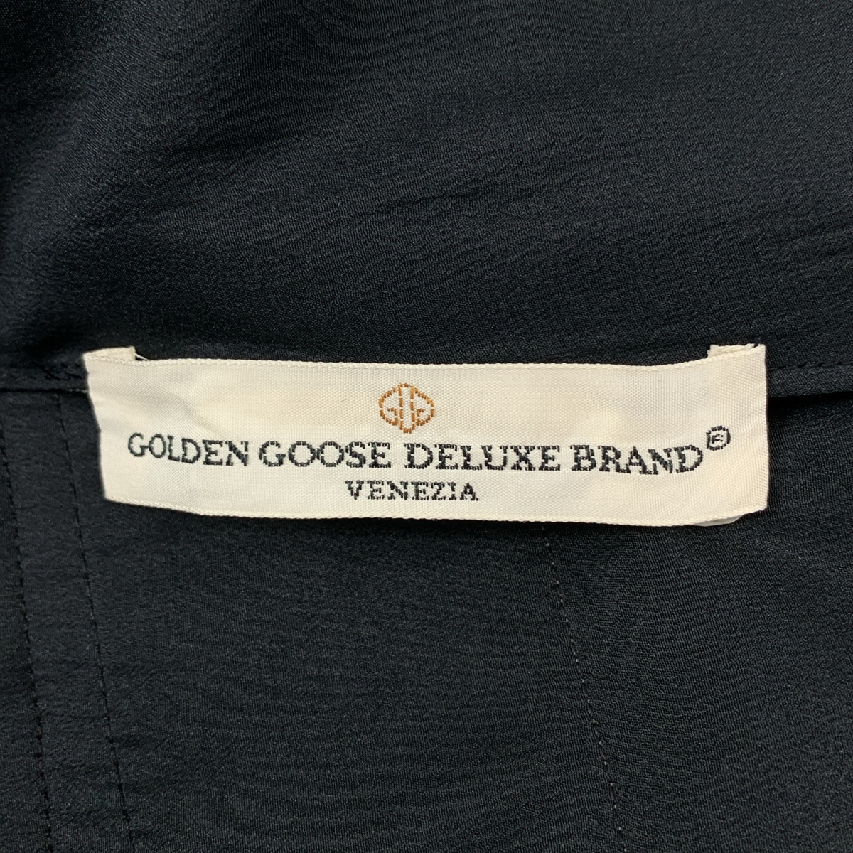 GOLDEN GOOSE / ゴールデングース ドッキング パールボタン シアーシャツ タック ジャンプスーツ オールインワン