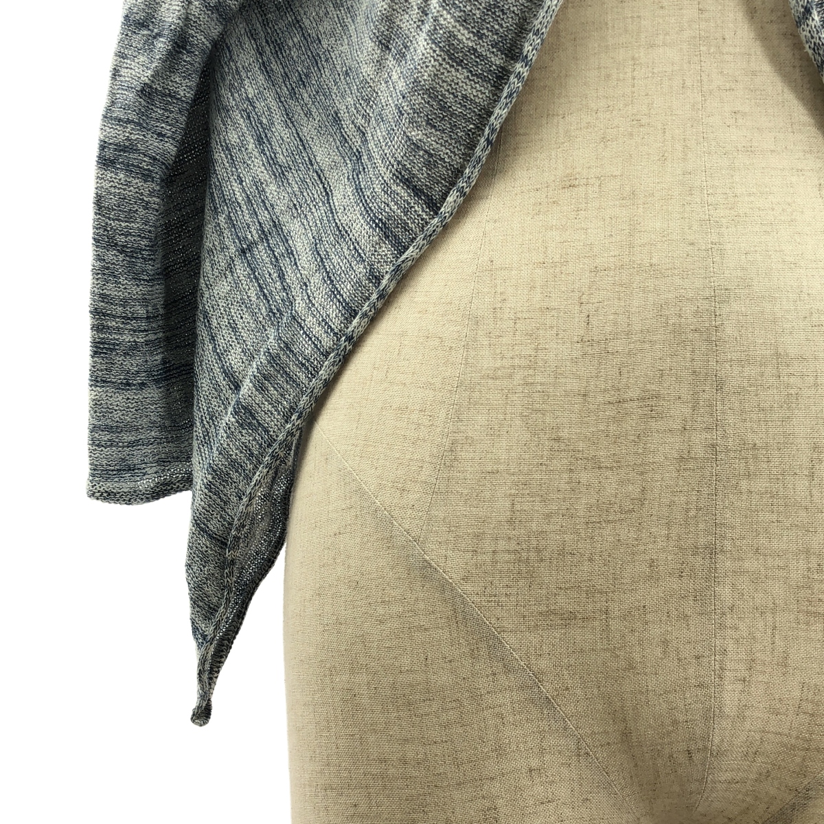 DANIELA GREGIS / ダニエラグレジス リネン ボタンレス ニット カーディガン