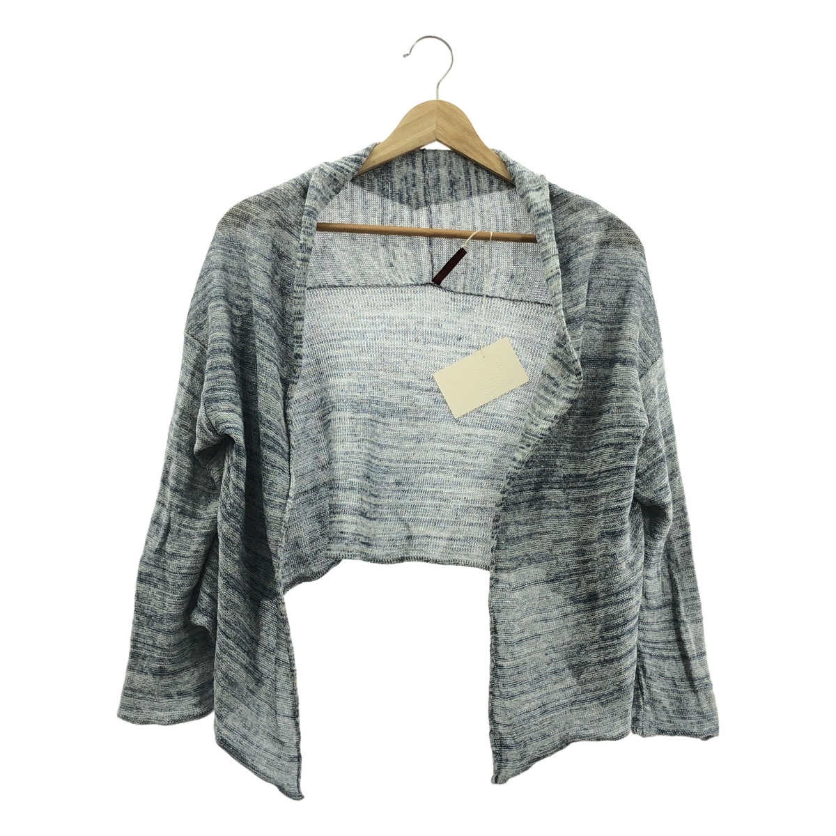 DANIELA GREGIS / ダニエラグレジス リネン ボタンレス ニット カーディガン