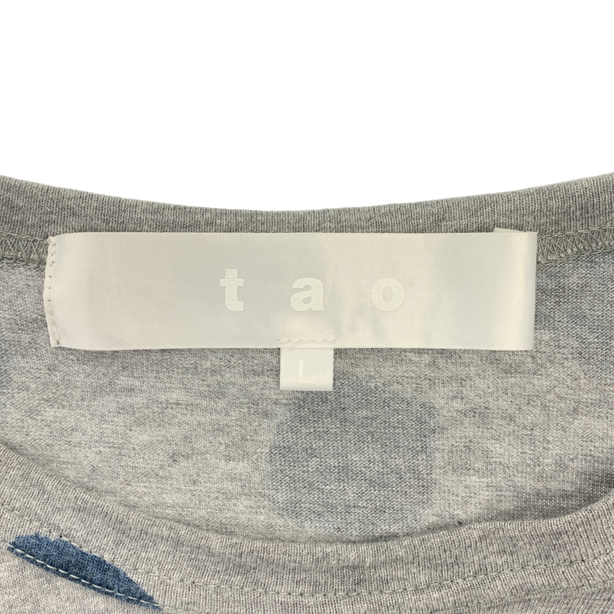 tao COMME des GARCONS / タオコムデギャルソン × DAICHIRO SHINJO コットン 天竺 プリント カットソー