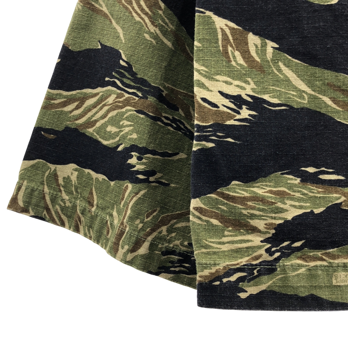 NAOSHIYA CUSTOM FACTORY / ナオシヤカスタムファクトリー 直し屋ベルベルジン TIGER STRIPE SHIRTS タイガーストライプ ユーティリティーシャツ