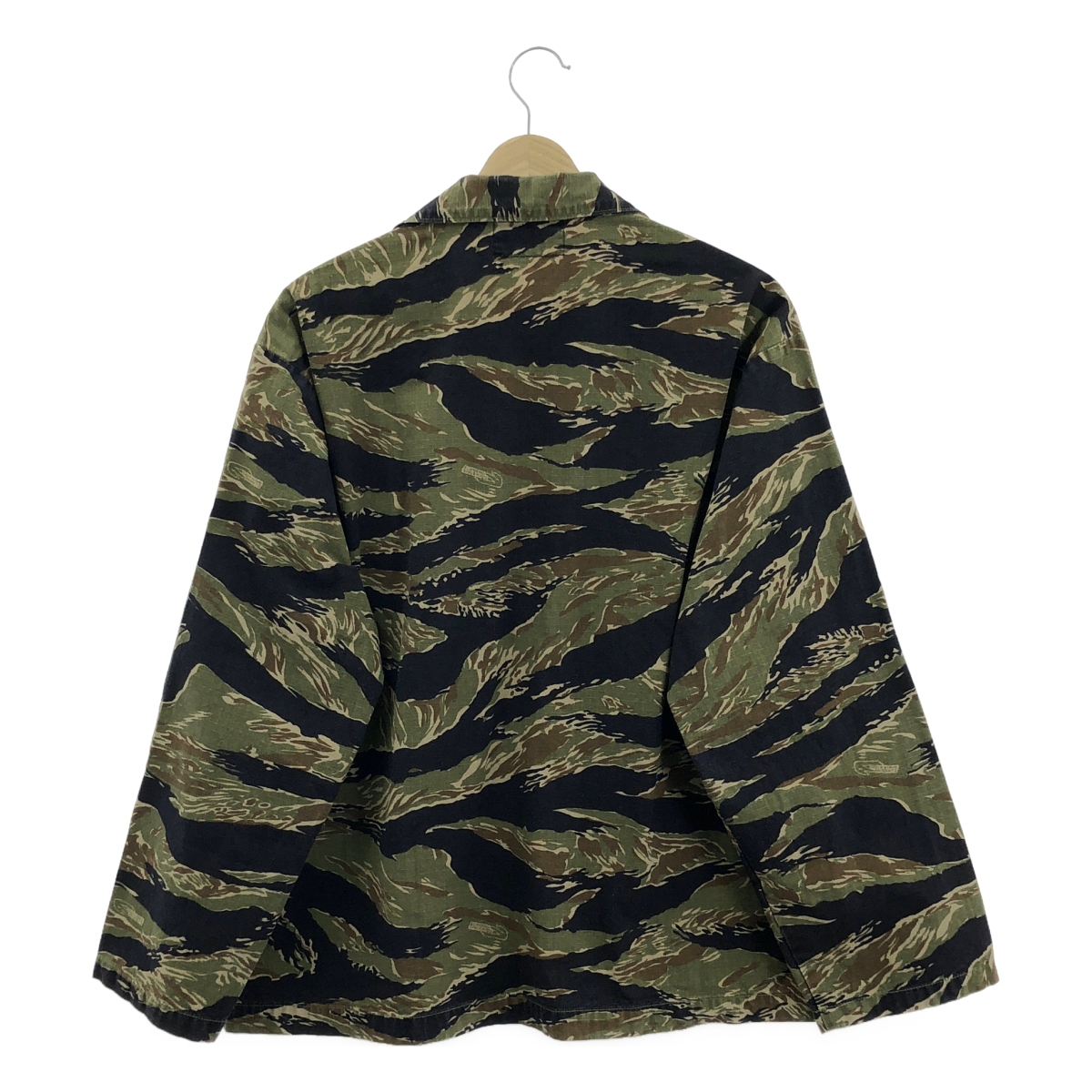 NAOSHIYA CUSTOM FACTORY / ナオシヤカスタムファクトリー 直し屋ベルベルジン TIGER STRIPE SHIRTS タイガーストライプ ユーティリティーシャツ