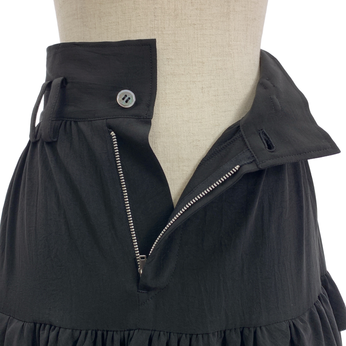 Y's / ワイズヨウジヤマモト フリル ギャザー フレアスカート