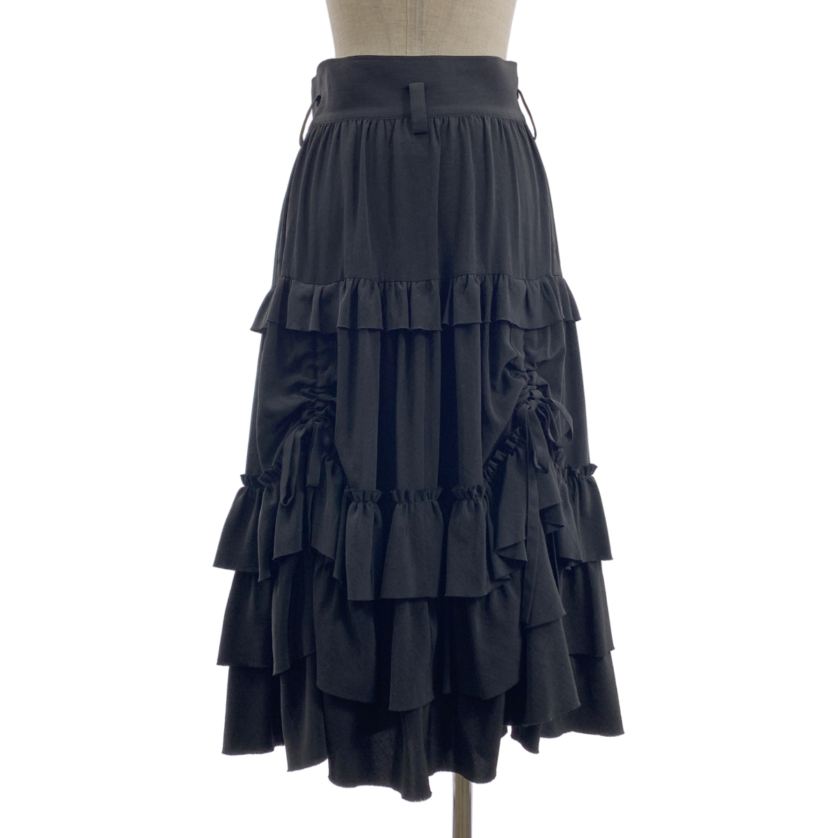 Y's / ワイズヨウジヤマモト フリル ギャザー フレアスカート