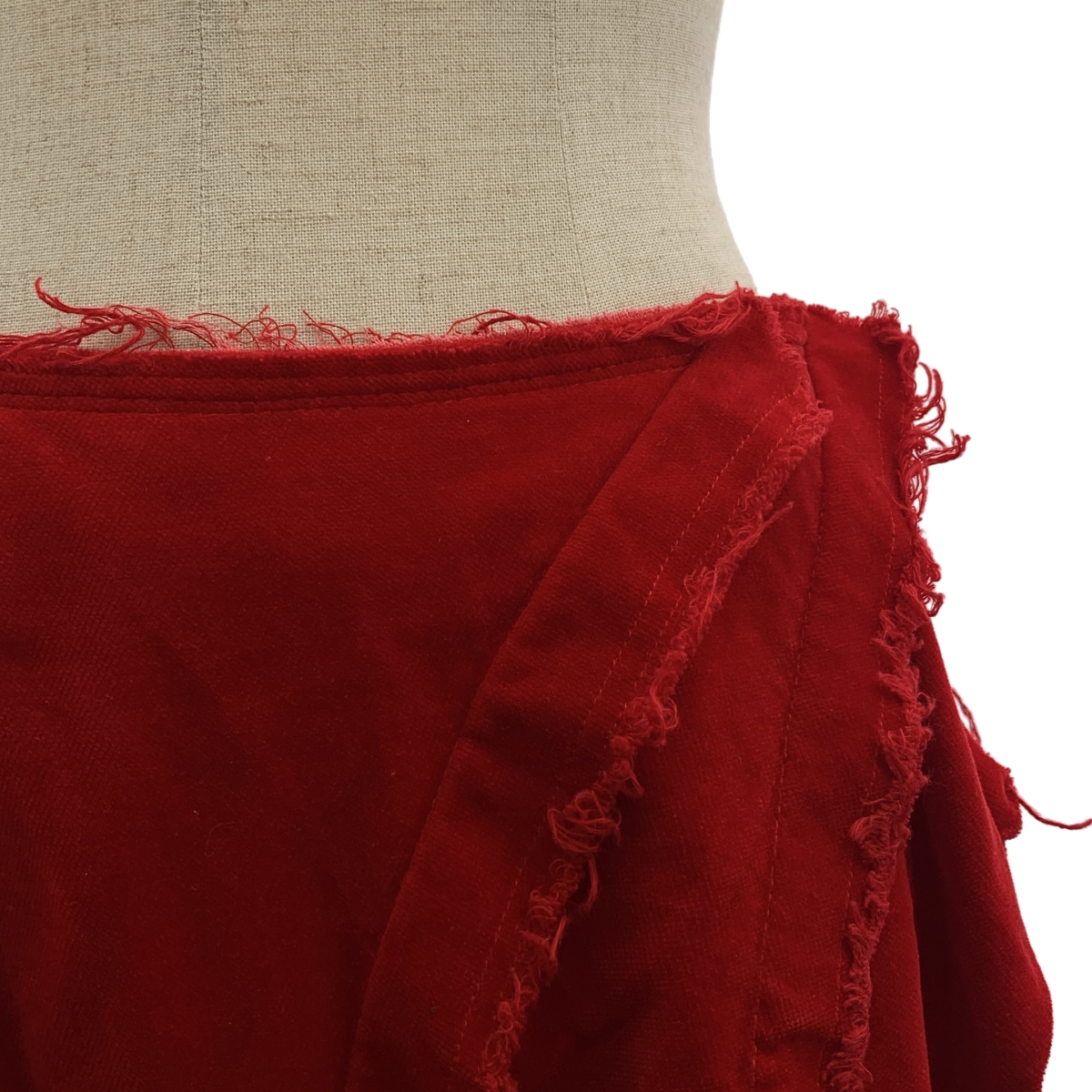 COMME des GARCONS / コムデギャルソン 染め加工 カットオフ インサイドアウト スカート