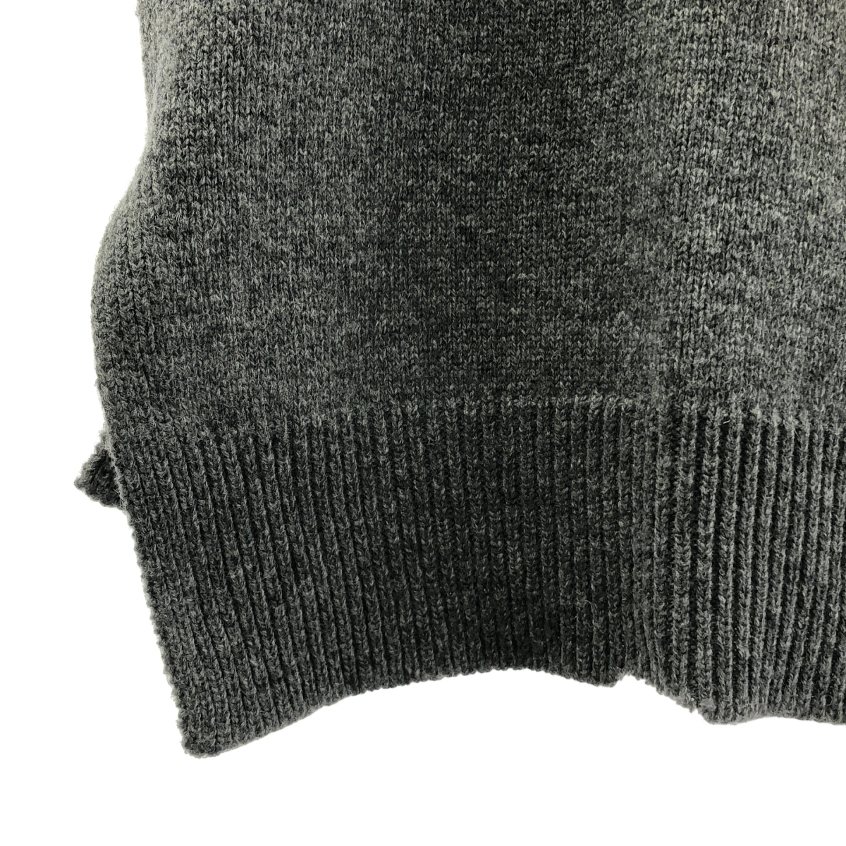 Maison Margiela / メゾンマルジェラ ウール リネン オーバーサイズ レイヤードVネック タバード ニットベスト