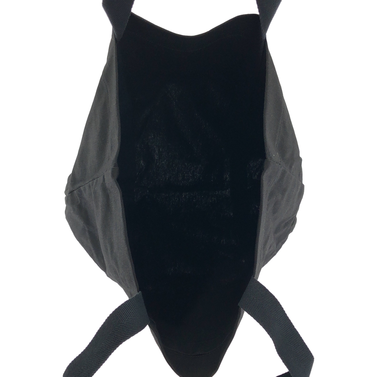 YOHJI YAMAMOTO / ヨウジヤマモト ロゴプリント キャンバス トートバッグ