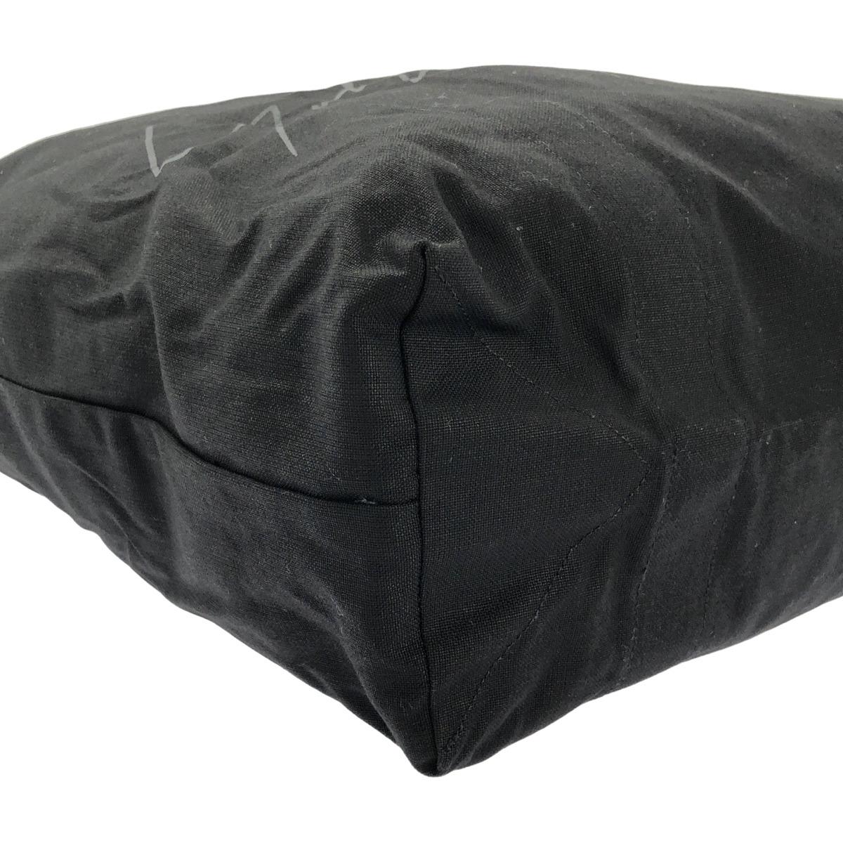 YOHJI YAMAMOTO / ヨウジヤマモト ロゴプリント キャンバス トートバッグ