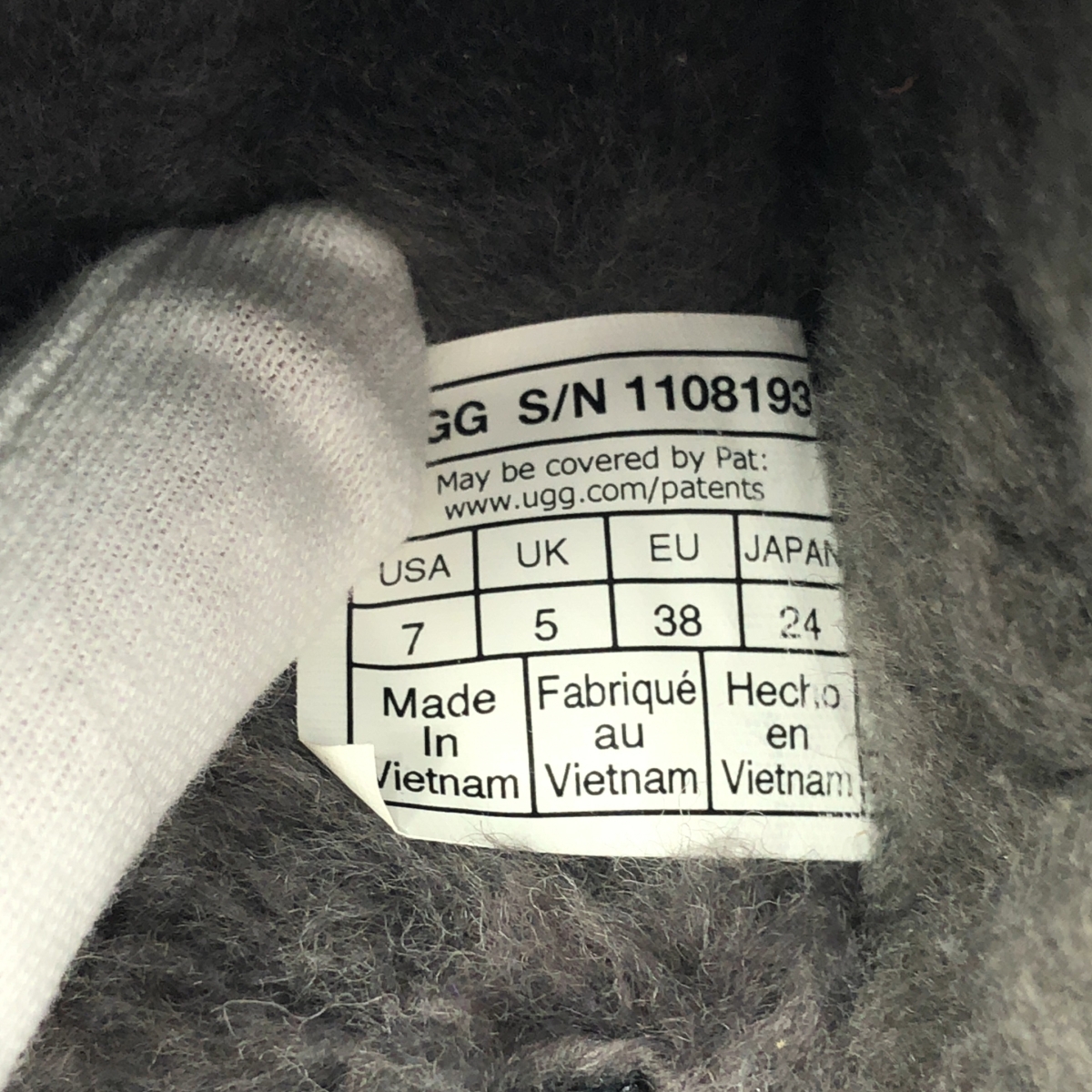 UGG / アグ ムートン クラシック スエード スリッポンシューズ