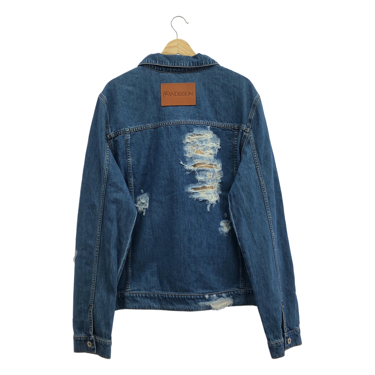 JW Anderson / ジェイダブルアンダーソン DISTRESSED COLLARED BUTTON-UP JACKET ダメージ加工 デニムジャケット