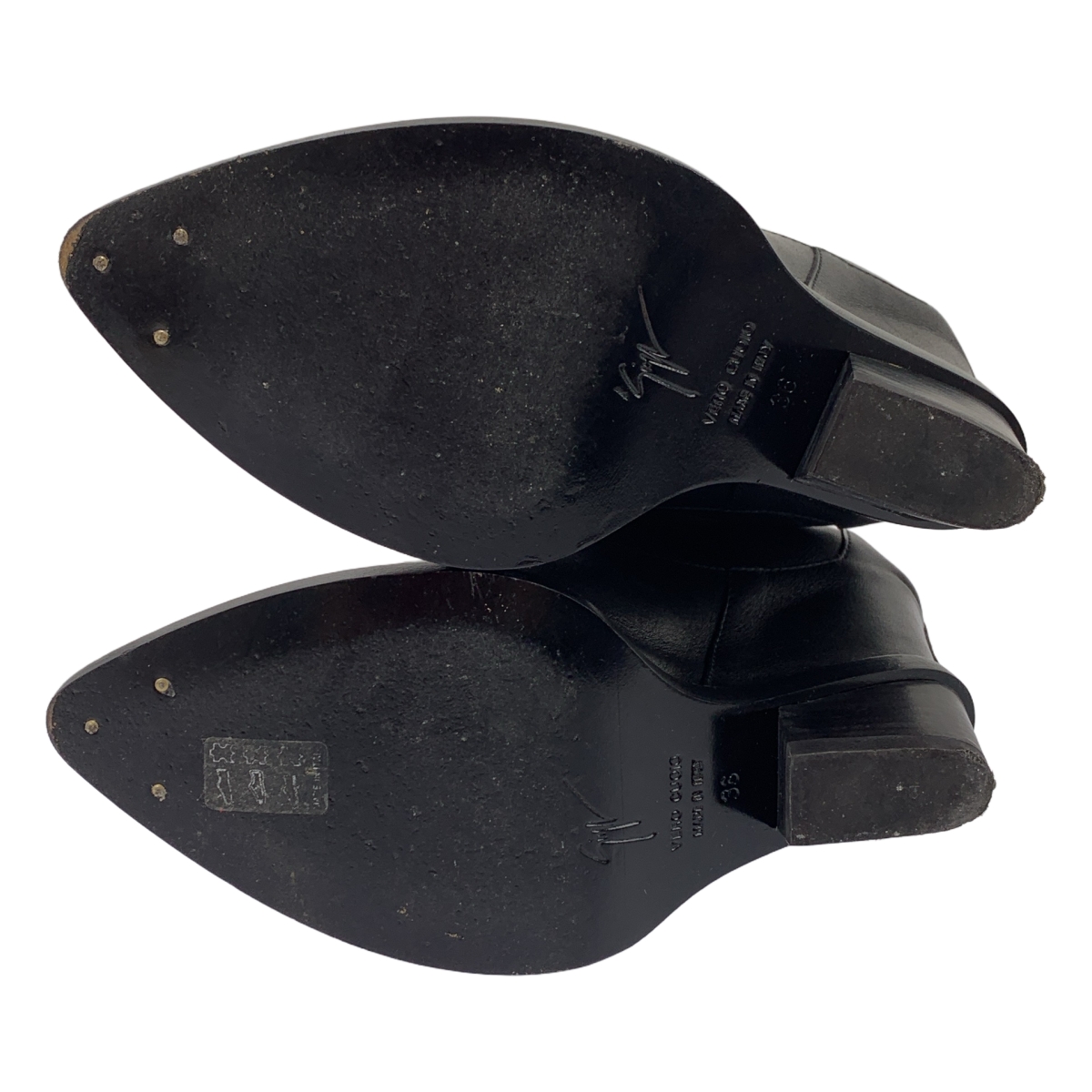 Giuseppe Zanotti / ジュゼッペザノッティ ウェッジソール レザー ウエスタンブーツ