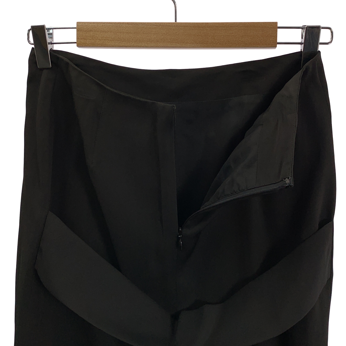 Jean Paul Gaultier / ジャンポール・ゴルチエ FEMME / トリアセテート シルク バックスリット ロングスカート