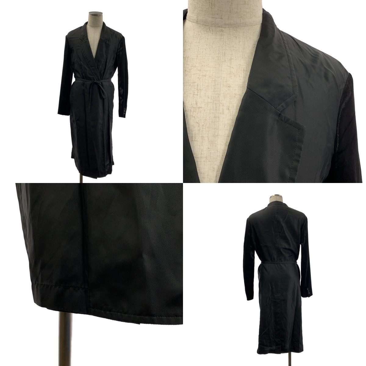 COMME des GARCONS HOMME PLUS / コムデギャルソンオムプリュス ベロア レイヤード カットオフ ロング ジャケット コート