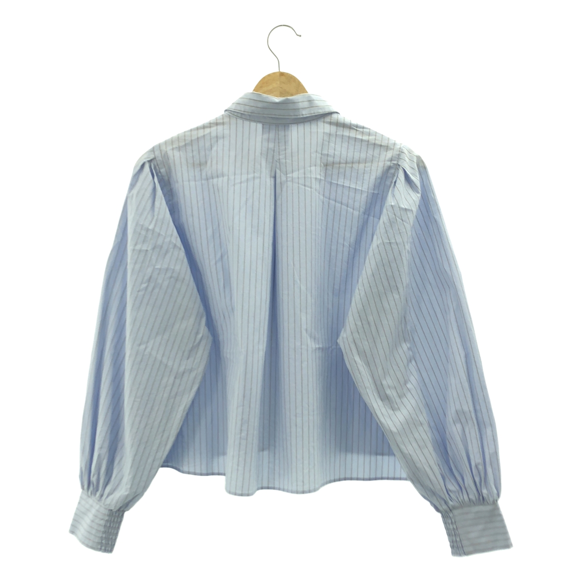 その他 コットン ストライプ クロップドシャツ