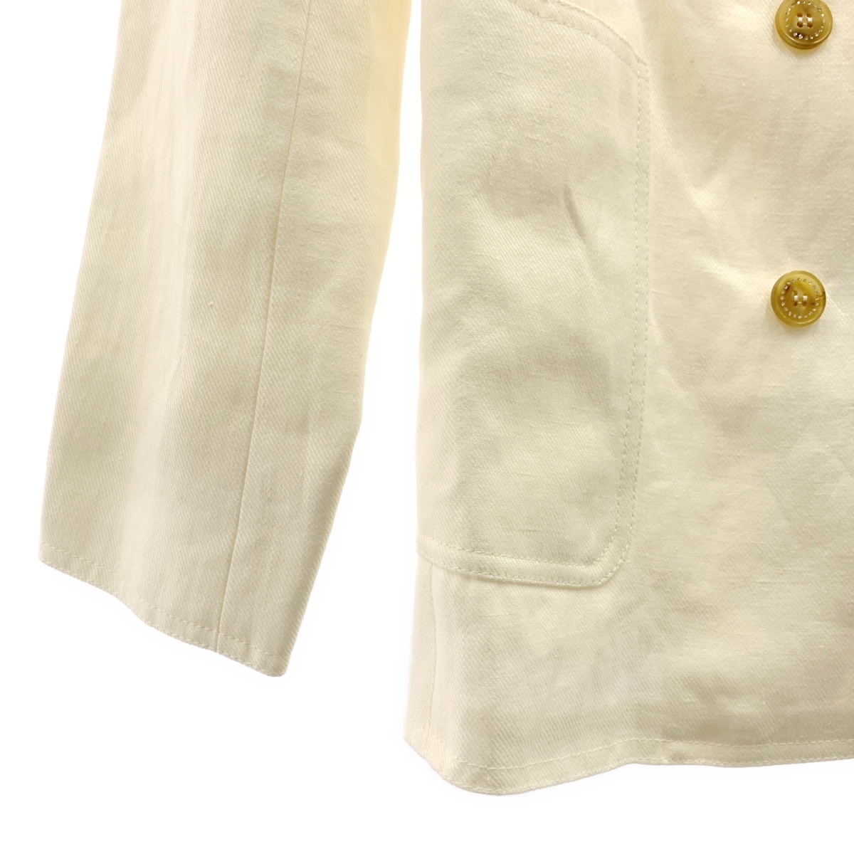 Max Mara / マックスマーラ ビジュー装飾ボタン ダブルブレスト ジャケット