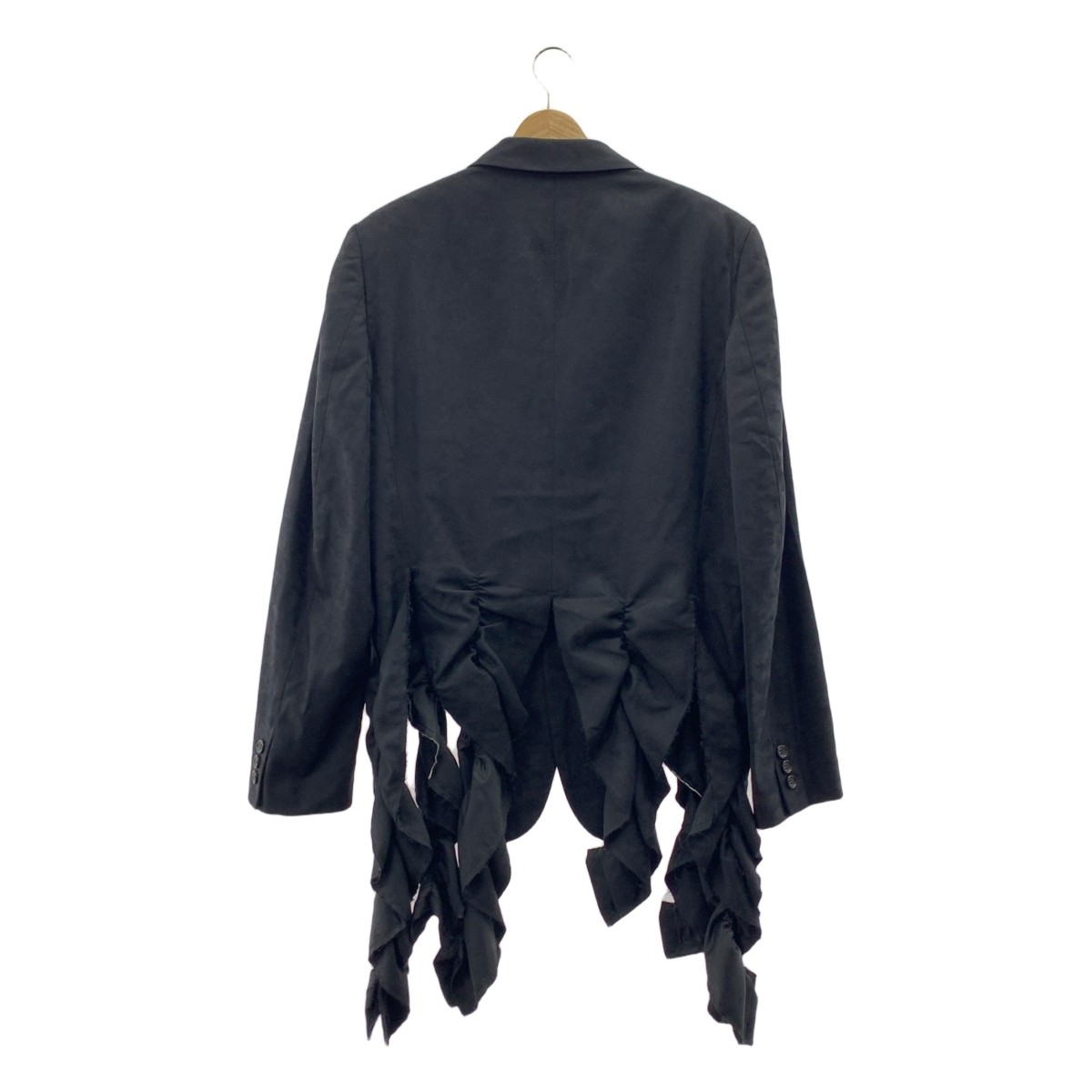 COMME des GARCONS HOMME PLUS / コムデギャルソンオムプリュス 花の存在期 / カモフラージュ ジャガード ウールシルク 短冊ジャケット