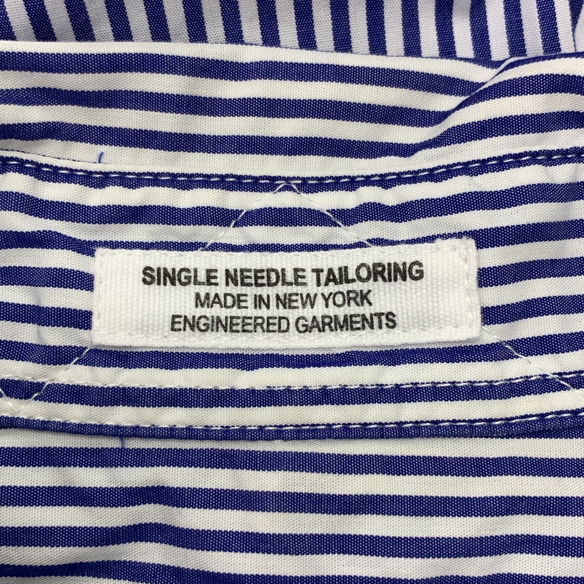 Engineered Garments / エンジニアドガーメンツ Single Needle Tailoring ストライプ ボタンダウン シャツ