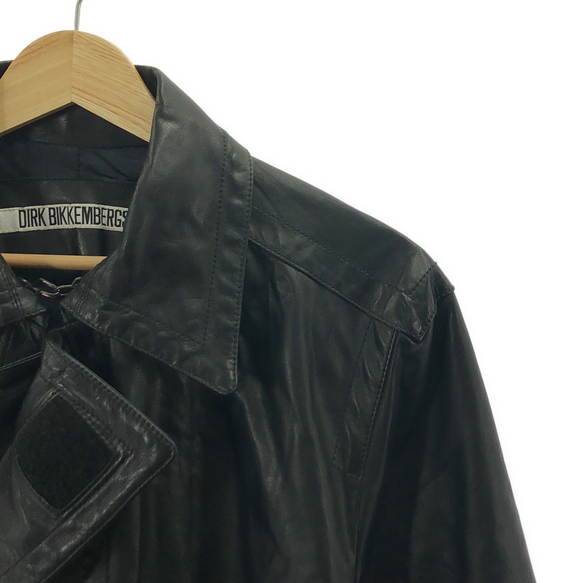 DIRK BIKKEMBERGS / ダークビッケンバーグ ラムレザー トレンチコート