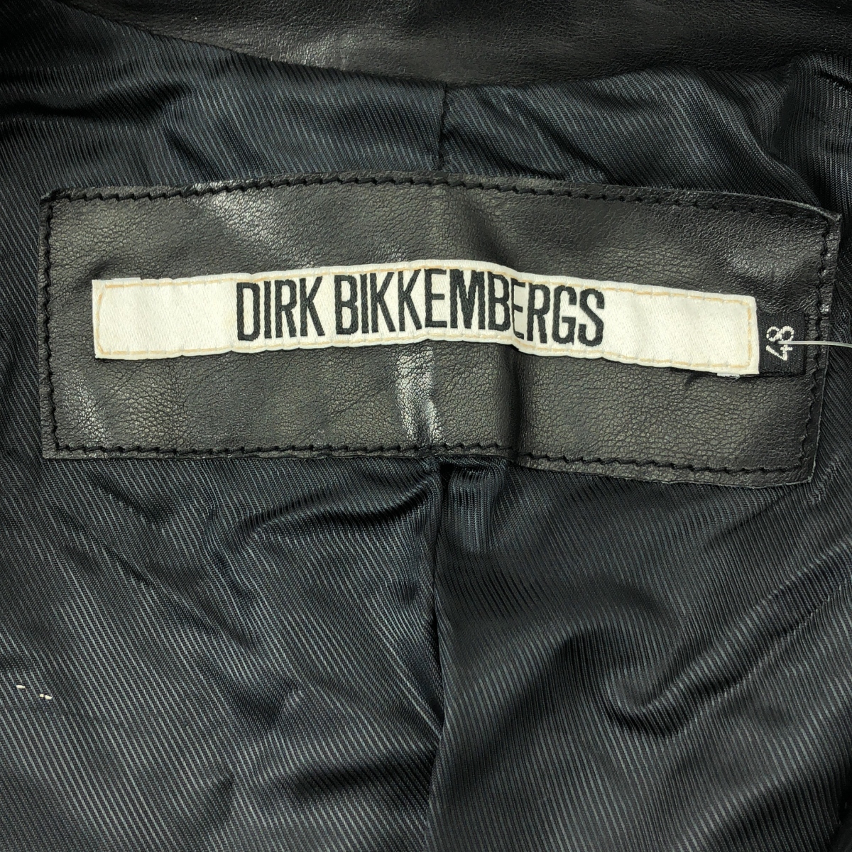 DIRK BIKKEMBERGS / ダークビッケンバーグ ラムレザー トレンチコート