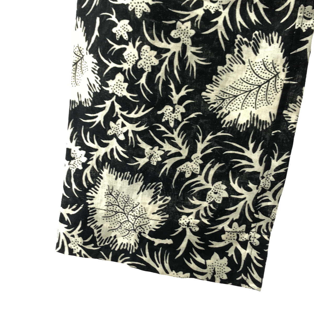 SOULEIADO / ソレイアード リネン 総柄 イージーパンツ