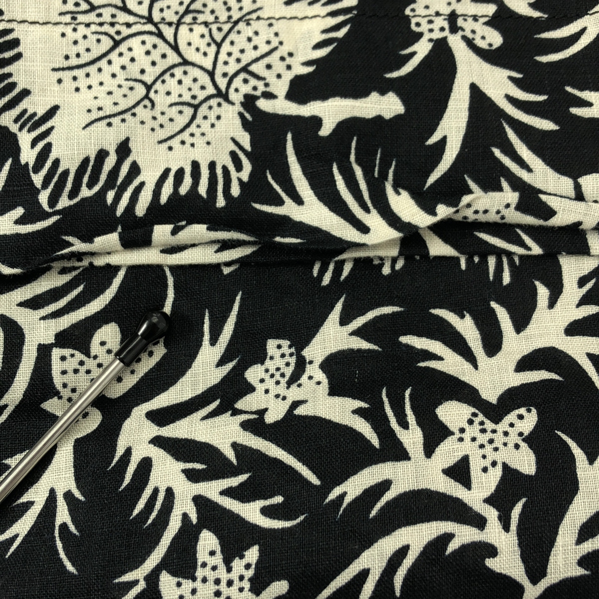 SOULEIADO / ソレイアード リネン 総柄 イージーパンツ